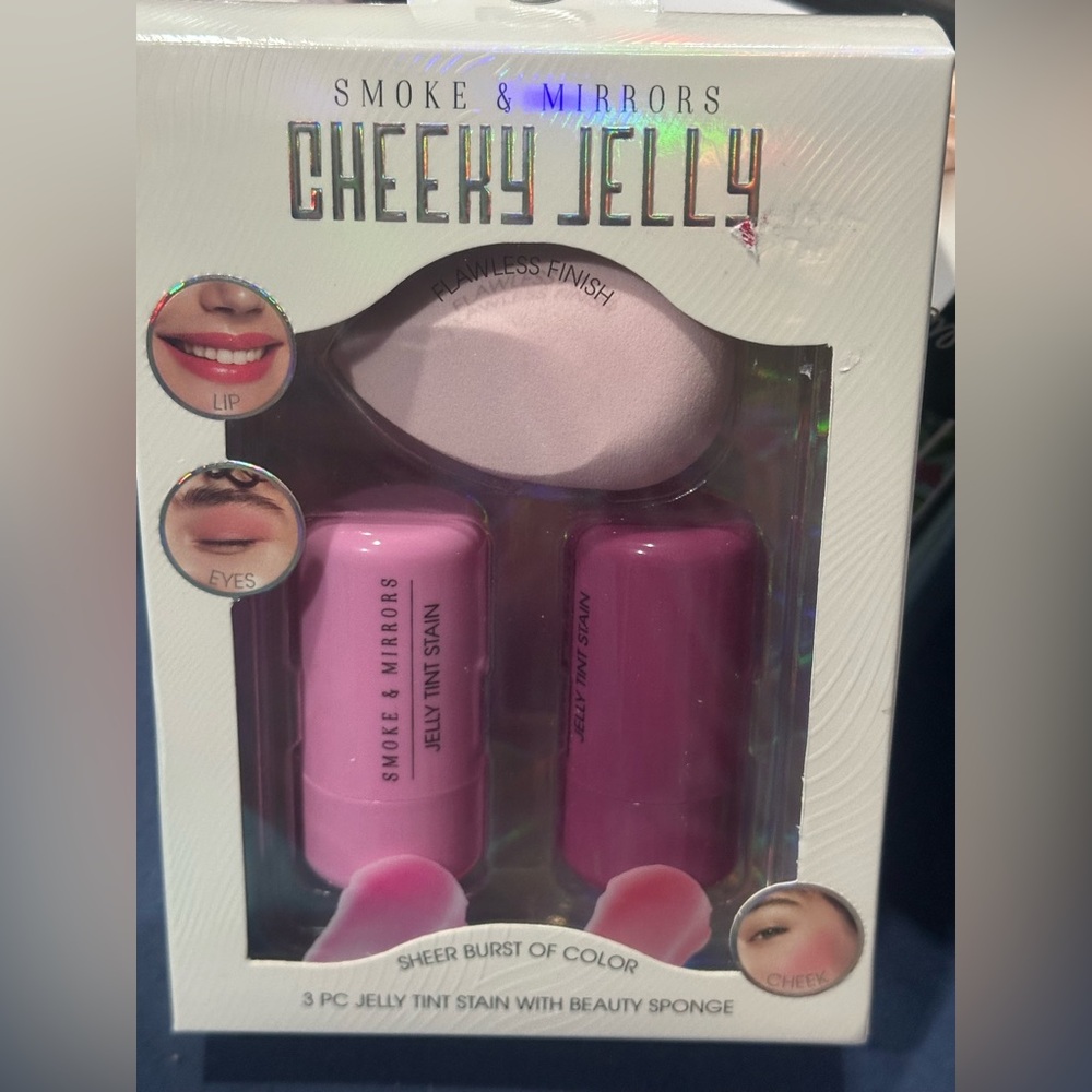 Smoke & Mirrors Cheeky Jelly Tint Stain Set - Pink